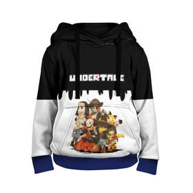 Детская толстовка 3D с принтом UNDERTALE в городе Новоалтайск, 100% полиэстер | двухслойный капюшон со шнурком для регулировки, мягкие манжеты на рукавах и по низу толстовки, спереди карман-кенгуру с мягким внутренним слоем | frisk | game | good jokes | sans | undertale | андертал | андертейл | асгор | дримур | дримурр | игра | игры | кости | логотип | надпись | папирус | подземелье | санс | сердечко | сердце | стрим | ториэль | ужас | флауи | фриск