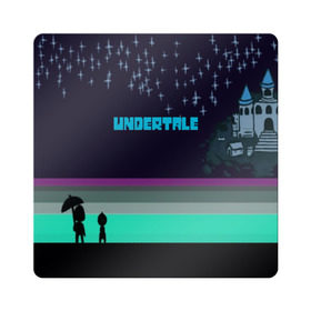 Магнит виниловый Квадрат с принтом UNDERTALE GAME в городе Новоалтайск, полимерный материал с магнитным слоем | размер 9*9 см, закругленные углы | Тематика изображения на принте: game | undertale | азриэль дримурр | альфис | андайн | андертейл | асгор дримурр | добро | дьявол | зло | игра | игры | кости | меттатон | папирус | санс | стрела | ториэль | трезубец | фриск | чара | черный