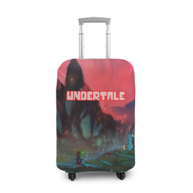 Чехол для чемодана 3D с принтом Undertale в городе Новоалтайск, 86% полиэфир, 14% спандекс | двустороннее нанесение принта, прорези для ручек и колес | game | undertale | азриэль дримурр | альфис | андайн | андертейл | асгор дримурр | добро | дьявол | зло | игра | игры | кости | меттатон | папирус | санс | стрела | ториэль | трезубец | фриск | чара | черный