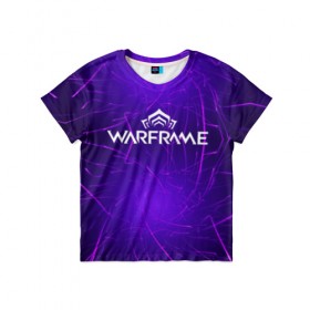 Детская футболка 3D с принтом Warframe в городе Новоалтайск, 100% гипоаллергенный полиэфир | прямой крой, круглый вырез горловины, длина до линии бедер, чуть спущенное плечо, ткань немного тянется | warframe | warframe fortuna | warframe market | warframe лотос | warframe прайм | warframe сталкер | варфрейм