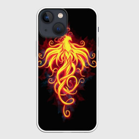 Чехол для iPhone 13 mini с принтом Огненный Феникс в городе Новоалтайск,  |  | Тематика изображения на принте: огненный феникс