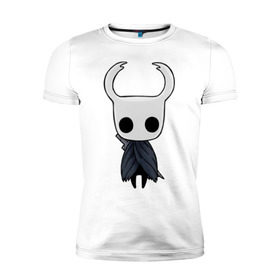 Мужская футболка премиум с принтом Hollow Knight в городе Новоалтайск, 92% хлопок, 8% лайкра | приталенный силуэт, круглый вырез ворота, длина до линии бедра, короткий рукав | Тематика изображения на принте: hollow knight | детская | для детей | игра | компьютерная игра | королевство | рыцарь | темный рыцарь | холлов кнайт | экшен