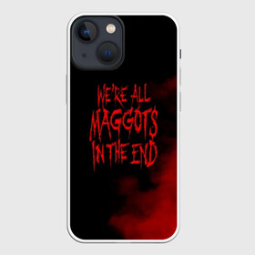 Чехол для iPhone 13 mini с принтом Maggots   Slipknot в городе Новоалтайск,  |  | Тематика изображения на принте: slipknot | джей вайнберг | кори тейлор | крис фен | крэйг джонс | метал | мик томсон | музыка | петля | рок | сид уилсон | скользящий узел | слайпкнот | слипкнот | слипнот | удавка