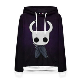 Женская толстовка 3D с принтом Hollow Knight в городе Новоалтайск, 100% полиэстер  | двухслойный капюшон со шнурком для регулировки, мягкие манжеты на рукавах и по низу толстовки, спереди карман-кенгуру с мягким внутренним слоем. | hollow knight | детская | для детей | игра | компьютерная игра | королевство | рыцарь | темный рыцарь | холлов кнайт | экшен