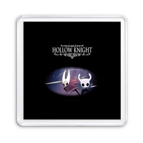 Магнит 55*55 с принтом Hollow Knight. в городе Новоалтайск, Пластик | Размер: 65*65 мм; Размер печати: 55*55 мм | Тематика изображения на принте: 3d | hollow knight | игра | полый рыцарь | холлоу найт