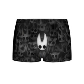 Мужские трусы 3D с принтом Hollow Knight в городе Новоалтайск, 50% хлопок, 50% полиэстер | классическая посадка, на поясе мягкая тканевая резинка | hollow knight | детская | для детей | игра | компьютерная игра | королевство | рыцарь | темный рыцарь | холлов кнайт | экшен