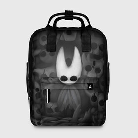 Женский рюкзак 3D с принтом Hollow Knight в городе Новоалтайск, 100% полиэстер | лямки с регулируемой длиной, сверху ручки, чтобы рюкзак нести как сумку. Основное отделение закрывается на молнию, как и внешний карман. Внутри два дополнительных кармана, один из которых закрывается на молнию. По бокам два дополнительных кармашка, куда поместится маленькая бутылочка
 | hollow knight | детская | для детей | игра | компьютерная игра | королевство | рыцарь | темный рыцарь | холлов кнайт | экшен