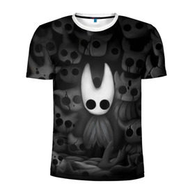 Мужская футболка 3D спортивная с принтом Hollow Knight в городе Новоалтайск, 100% полиэстер с улучшенными характеристиками | приталенный силуэт, круглая горловина, широкие плечи, сужается к линии бедра | hollow knight | детская | для детей | игра | компьютерная игра | королевство | рыцарь | темный рыцарь | холлов кнайт | экшен