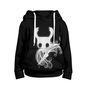 Детская толстовка 3D с принтом Hollow Knight в городе Новоалтайск, 100% полиэстер | двухслойный капюшон со шнурком для регулировки, мягкие манжеты на рукавах и по низу толстовки, спереди карман-кенгуру с мягким внутренним слоем | hollow knight | детская | для детей | игра | компьютерная игра | королевство | рыцарь | темный рыцарь | холлов кнайт | экшен
