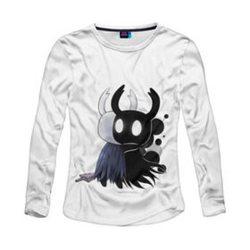Женский лонгслив 3D с принтом Hollow Knight в городе Новоалтайск, 100% полиэстер | длинные рукава, круглый вырез горловины, полуприлегающий силуэт | hollow knight | детская | для детей | игра | компьютерная игра | королевство | рыцарь | темный рыцарь | холлов кнайт | экшен