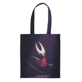 Сумка 3D повседневная с принтом Hollow Knight в городе Новоалтайск, 100% полиэстер | Плотность: 200 г/м2; Размер: 34×35 см; Высота лямок: 30 см | hollow knight | детская | для детей | игра | компьютерная игра | королевство | рыцарь | темный рыцарь | холлов кнайт | экшен