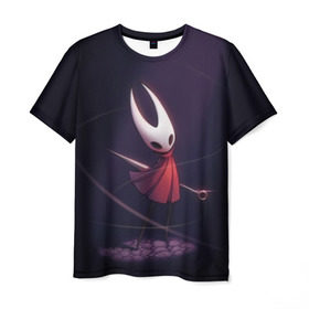 Мужская футболка 3D с принтом Hollow Knight в городе Новоалтайск, 100% полиэфир | прямой крой, круглый вырез горловины, длина до линии бедер | hollow knight | детская | для детей | игра | компьютерная игра | королевство | рыцарь | темный рыцарь | холлов кнайт | экшен