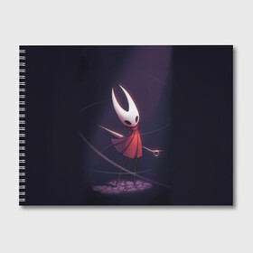 Альбом для рисования с принтом Hollow Knight в городе Новоалтайск, 100% бумага
 | матовая бумага, плотность 200 мг. | hollow knight | детская | для детей | игра | компьютерная игра | королевство | рыцарь | темный рыцарь | холлов кнайт | экшен