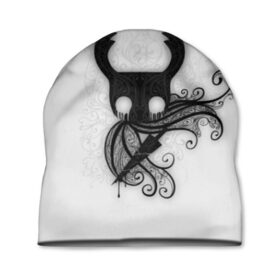 Шапка 3D с принтом Hollow Knight в городе Новоалтайск, 100% полиэстер | универсальный размер, печать по всей поверхности изделия | Тематика изображения на принте: hollow knight | детская | для детей | игра | компьютерная игра | королевство | рыцарь | темный рыцарь | холлов кнайт | экшен