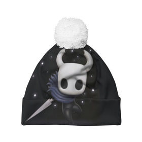 Шапка 3D c помпоном с принтом Hollow Knight в городе Новоалтайск, 100% полиэстер | универсальный размер, печать по всей поверхности изделия | hollow knight | детская | для детей | игра | компьютерная игра | королевство | рыцарь | темный рыцарь | холлов кнайт | экшен