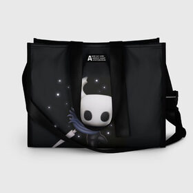 Сумка-шоппер 3D с принтом Hollow Knight в городе Новоалтайск, 100% полиэстер | застегивается на металлическую кнопку; внутренний карман застегивается на молнию. Стенки укреплены специальным мягким материалом, чтобы защитить содержимое от несильных ударов
 | hollow knight | детская | для детей | игра | компьютерная игра | королевство | рыцарь | темный рыцарь | холлов кнайт | экшен
