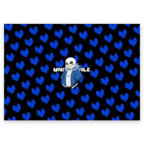 Поздравительная открытка с принтом Undertale. в городе Новоалтайск, 100% бумага | плотность бумаги 280 г/м2, матовая, на обратной стороне линовка и место для марки
 | 3d | pattern | pixel | sans | undertale | абстракция | андертейл | без глаз | игра | надпись | паттерн | пиксель | пикселя | подземная история | сердце | текстура