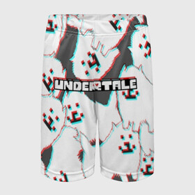 Детские спортивные шорты 3D с принтом Undertale (Надоедливый пёс) в городе Новоалтайск,  100% полиэстер
 | пояс оформлен широкой мягкой резинкой, ткань тянется
 | 3d | glitch | pixel | undertale | андертейл | без глаз | глитч | игра | надоедливая собака | надоедливый пес | надпись | пиксель | пикселя | подземная история | текстура