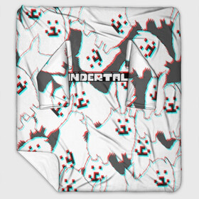 Плед с рукавами с принтом Undertale (Надоедливый пёс) в городе Новоалтайск, 100% полиэстер | Закругленные углы, все края обработаны. Ткань не мнется и не растягивается. Размер 170*145 | 3d | glitch | pixel | undertale | андертейл | без глаз | глитч | игра | надоедливая собака | надоедливый пес | надпись | пиксель | пикселя | подземная история | текстура