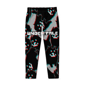 Детские леггинсы 3D с принтом Undertale (Надоедливый пёс). в городе Новоалтайск, полиэстер 85%, спандекс 15% | эластичный пояс, зауженный крой | 3d | glitch | pixel | undertale | андертейл | без глаз | глитч | игра | надоедливая собака | надоедливый пес | надпись | пиксель | пикселя | подземная история | текстура