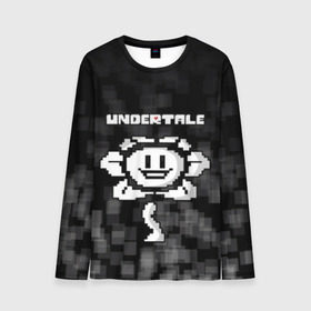 Мужской лонгслив 3D с принтом Undertale. в городе Новоалтайск, 100% полиэстер | длинные рукава, круглый вырез горловины, полуприлегающий силуэт | 3d | pixel | undertale | абстракция | андертейл | геометрия | игра | надпись | пиксель | пикселя | подземная история | текстура | цветок