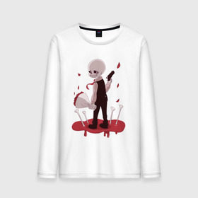 Мужской лонгслив хлопок с принтом Undertale. в городе Новоалтайск, 100% хлопок |  | pixel | sans | undertale | андертейл | игра | кости | кровь | надпись | пиксель | пикселя | подземная история | хлопок | цветы