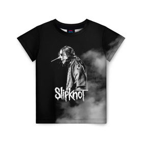 Детская футболка 3D с принтом Slipknot в городе Новоалтайск, 100% гипоаллергенный полиэфир | прямой крой, круглый вырез горловины, длина до линии бедер, чуть спущенное плечо, ткань немного тянется | Тематика изображения на принте: slipknot | джей вайнберг | кори тейлор | крис фен | крэйг джонс | метал | мик томсон | музыка | петля | рок | сид уилсон | скользящий узел | слайпкнот | слипкнот | слипнот | удавка