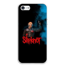 Чехол для iPhone 5/5S матовый с принтом Slipknot в городе Новоалтайск, Силикон | Область печати: задняя сторона чехла, без боковых панелей | slipknot | джей вайнберг | кори тейлор | крис фен | крэйг джонс | метал | мик томсон | музыка | петля | рок | сид уилсон | скользящий узел | слайпкнот | слипкнот | слипнот | удавка