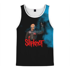 Мужская майка 3D с принтом Slipknot в городе Новоалтайск, 100% полиэстер | круглая горловина, приталенный силуэт, длина до линии бедра. Пройма и горловина окантованы тонкой бейкой | slipknot | джей вайнберг | кори тейлор | крис фен | крэйг джонс | метал | мик томсон | музыка | петля | рок | сид уилсон | скользящий узел | слайпкнот | слипкнот | слипнот | удавка