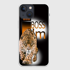 Чехол для iPhone 13 mini с принтом Я Босс Im big boss в городе Новоалтайск,  |  | big boss | кружка с леопардом
купить | купить футболку boss | купить футболку босс | подарок начальнику | стильная футболка | футболка с леопардом купить | я босс | я начальник