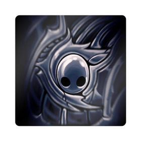 Магнит виниловый Квадрат с принтом Hollow Knight. в городе Новоалтайск, полимерный материал с магнитным слоем | размер 9*9 см, закругленные углы | Тематика изображения на принте: 3d | hollow knight | игра | полый рыцарь | холлоу найт