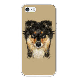 Чехол для iPhone 5/5S матовый с принтом Sheltie в городе Новоалтайск, Силикон | Область печати: задняя сторона чехла, без боковых панелей | animal | black | breed | brown | cute | dog | drawing | eyes | kind | look | muzzle | portrait | red | взгляд | глаза | добрый | животное | коричневый | милый | пёс | порода | портрет | рисунок | рыжий | собака | черный | шелти