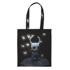 Сумка 3D повседневная с принтом Hollow Knight в городе Новоалтайск, 100% полиэстер | Плотность: 200 г/м2; Размер: 34×35 см; Высота лямок: 30 см | hollow knight | детская | для детей | игра | компьютерная игра | королевство | рыцарь | темный рыцарь | холлов кнайт | экшен