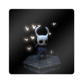 Магнит виниловый Квадрат с принтом Hollow Knight в городе Новоалтайск, полимерный материал с магнитным слоем | размер 9*9 см, закругленные углы | Тематика изображения на принте: hollow knight | детская | для детей | игра | компьютерная игра | королевство | рыцарь | темный рыцарь | холлов кнайт | экшен