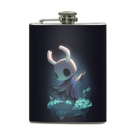 Фляга с принтом Hollow Knight в городе Новоалтайск, металлический корпус | емкость 0,22 л, размер 125 х 94 мм. Виниловая наклейка запечатывается полностью | Тематика изображения на принте: hollow knight | детская | для детей | игра | компьютерная игра | королевство | рыцарь | темный рыцарь | холлов кнайт | экшен