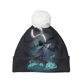 Шапка 3D c помпоном с принтом Hollow Knight в городе Новоалтайск, 100% полиэстер | универсальный размер, печать по всей поверхности изделия | hollow knight | детская | для детей | игра | компьютерная игра | королевство | рыцарь | темный рыцарь | холлов кнайт | экшен