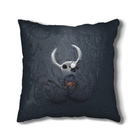 Подушка 3D с принтом Hollow Knight в городе Новоалтайск, наволочка – 100% полиэстер, наполнитель – холлофайбер (легкий наполнитель, не вызывает аллергию). | состоит из подушки и наволочки. Наволочка на молнии, легко снимается для стирки | hollow knight | детская | для детей | игра | компьютерная игра | королевство | рыцарь | темный рыцарь | холлов кнайт | экшен