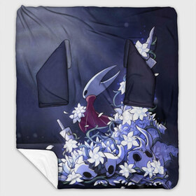 Плед с рукавами с принтом Hollow Knight в городе Новоалтайск, 100% полиэстер | Закругленные углы, все края обработаны. Ткань не мнется и не растягивается. Размер 170*145 | hollow knight | детская | для детей | игра | компьютерная игра | королевство | рыцарь | темный рыцарь | холлов кнайт | экшен