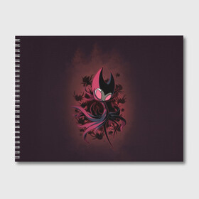 Альбом для рисования с принтом Hollow Knight в городе Новоалтайск, 100% бумага
 | матовая бумага, плотность 200 мг. | hollow knight | детская | для детей | игра | компьютерная игра | королевство | рыцарь | темный рыцарь | холлов кнайт | экшен