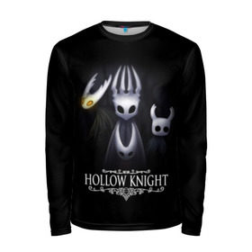 Мужской лонгслив 3D с принтом Hollow Knight в городе Новоалтайск, 100% полиэстер | длинные рукава, круглый вырез горловины, полуприлегающий силуэт | hollow knight | детская | для детей | игра | компьютерная игра | королевство | рыцарь | темный рыцарь | холлов кнайт | экшен