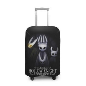 Чехол для чемодана 3D с принтом Hollow Knight в городе Новоалтайск, 86% полиэфир, 14% спандекс | двустороннее нанесение принта, прорези для ручек и колес | hollow knight | детская | для детей | игра | компьютерная игра | королевство | рыцарь | темный рыцарь | холлов кнайт | экшен