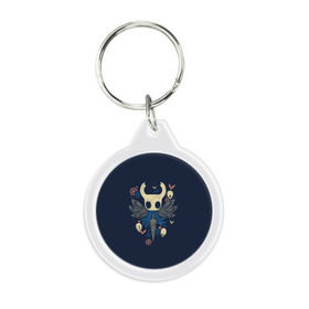 Брелок круглый с принтом Hollow Knight в городе Новоалтайск, пластик и полированная сталь | круглая форма, металлическое крепление в виде кольца | Тематика изображения на принте: hollow knight | детская | для детей | игра | компьютерная игра | королевство | рыцарь | темный рыцарь | холлов кнайт | экшен