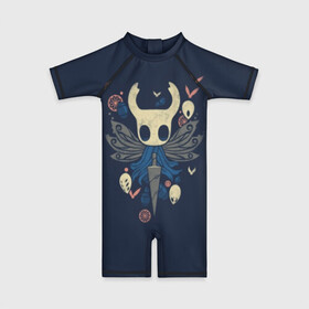 Детский купальный костюм 3D Hollow Knight: в городе Новоалтайск, Полиэстер 85%, Спандекс 15% | застежка на молнии на спине | hollow knight | детская | для детей | игра | компьютерная игра | королевство | рыцарь | темный рыцарь | холлов кнайт | экшен