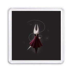 Магнит 55*55 с принтом Hollow Knight в городе Новоалтайск, Пластик | Размер: 65*65 мм; Размер печати: 55*55 мм | Тематика изображения на принте: hollow knight | детская | для детей | игра | компьютерная игра | королевство | рыцарь | темный рыцарь | холлов кнайт | экшен