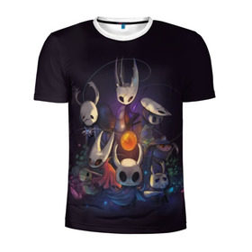 Мужская футболка 3D спортивная с принтом Hollow Knight в городе Новоалтайск, 100% полиэстер с улучшенными характеристиками | приталенный силуэт, круглая горловина, широкие плечи, сужается к линии бедра | hollow knight | детская | для детей | игра | компьютерная игра | королевство | рыцарь | темный рыцарь | холлов кнайт | экшен