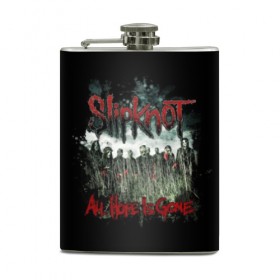 Фляга с принтом Slipknot в городе Новоалтайск, металлический корпус | емкость 0,22 л, размер 125 х 94 мм. Виниловая наклейка запечатывается полностью | Тематика изображения на принте: band | corey taylor | jim root | metal | mick thomson | music | official | альтернативный | глэм | готик | гранж | метал | музыка | пост | рок | слипкнот | хард