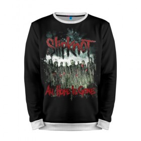 Мужской свитшот 3D с принтом Slipknot в городе Новоалтайск, 100% полиэстер с мягким внутренним слоем | круглый вырез горловины, мягкая резинка на манжетах и поясе, свободная посадка по фигуре | band | corey taylor | jim root | metal | mick thomson | music | official | альтернативный | глэм | готик | гранж | метал | музыка | пост | рок | слипкнот | хард