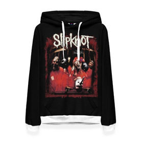 Женская толстовка 3D с принтом Slipknot в городе Новоалтайск, 100% полиэстер  | двухслойный капюшон со шнурком для регулировки, мягкие манжеты на рукавах и по низу толстовки, спереди карман-кенгуру с мягким внутренним слоем. | band | corey taylor | jim root | metal | mick thomson | music | official | альтернативный | глэм | готик | гранж | метал | музыка | пост | рок | слипкнот | хард