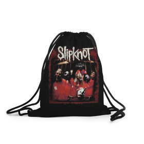 Рюкзак-мешок 3D с принтом Slipknot в городе Новоалтайск, 100% полиэстер | плотность ткани — 200 г/м2, размер — 35 х 45 см; лямки — толстые шнурки, застежка на шнуровке, без карманов и подкладки | band | corey taylor | jim root | metal | mick thomson | music | official | альтернативный | глэм | готик | гранж | метал | музыка | пост | рок | слипкнот | хард
