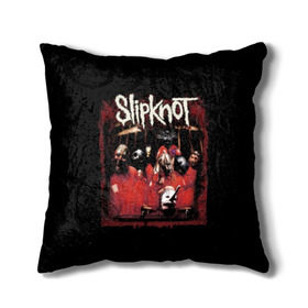 Подушка 3D с принтом Slipknot в городе Новоалтайск, наволочка – 100% полиэстер, наполнитель – холлофайбер (легкий наполнитель, не вызывает аллергию). | состоит из подушки и наволочки. Наволочка на молнии, легко снимается для стирки | band | corey taylor | jim root | metal | mick thomson | music | official | альтернативный | глэм | готик | гранж | метал | музыка | пост | рок | слипкнот | хард